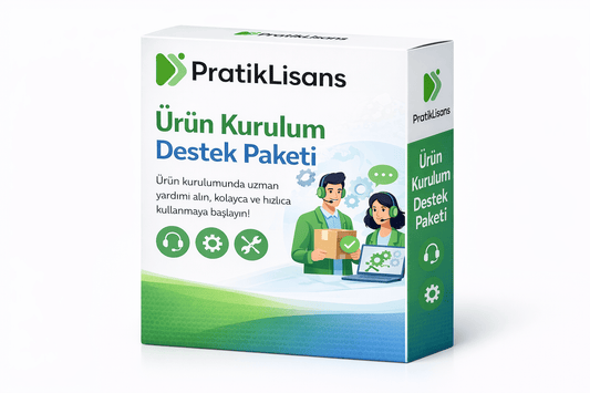 ÜRÜN KURULUM DESTEK PAKETİ - TEKNİK DESTEK - Pratik Lisans - Microsoft Lisans Merkezi - Windows Lisans - Office Lisans -