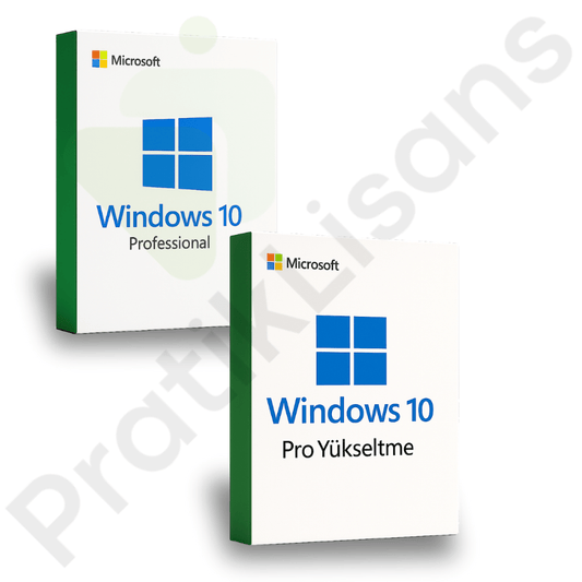Windows 10 Pro Yükseltme + Lisans Anahtarı - Pratik Lisans - Microsoft Lisans Merkezi - Windows Lisans - Office Lisans -