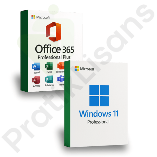 Windows 11 Pro Lisans + Office 365 Pro Plus Dijital Hesap Üyeliği - Pratik Lisans - Microsoft Lisans Merkezi - Windows Lisans - Office Lisans -
