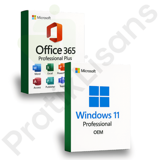 Windows 11 Pro OEM Lisans + Office 365 Pro Plus Dijital Hesap Üyeliği - Pratik Lisans - Microsoft Lisans Merkezi - Windows Lisans - Office Lisans -