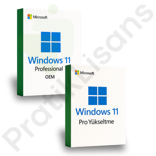 Windows 11 Pro Yükseltme + OEM Lisans Anahtarı